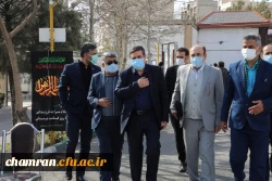 آیین تشییع و تدفین پیکر پاک شهید گمنام در پردیس شهید چمران به روایت تصویر
 19