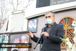 تشییع و به خاک سپاری شهید گمنام در پردیس شهید چمران 2