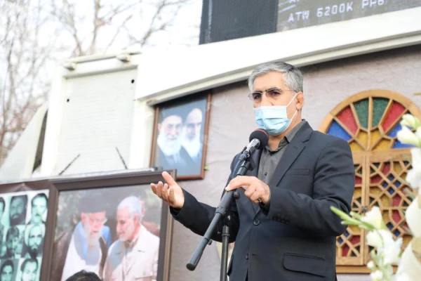 تشییع و به خاک سپاری شهید گمنام در پردیس شهید چمران 2