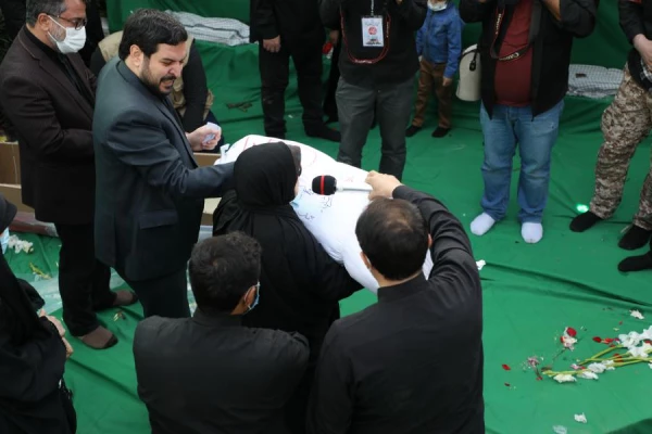 تشییع و به خاک سپاری شهید گمنام در پردیس شهید چمران 7