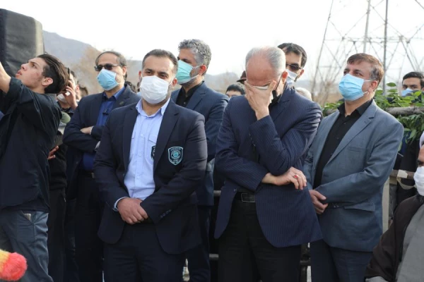 تشییع و به خاک سپاری شهید گمنام در پردیس شهید چمران 9