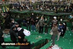 تشییع و به خاک سپاری شهید گمنام در پردیس شهید چمران 15