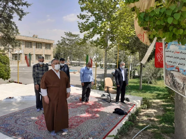 گرامیداشت چهلمین روز تدفین شهید گمنام در پردیس شهید چمران 4