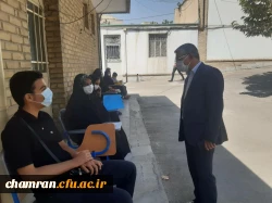 بازدید میدانی دکتر آزادی از فرایند مصاحبه داوطلبان شغل معلمی 2