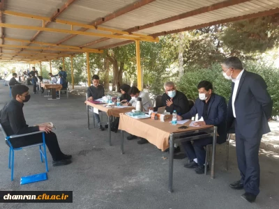 بازدید میدانی دکتر آزادی از فرایند مصاحبه داوطلبان شغل معلمی