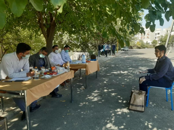 پنجمین روز مصاحبه از داوطلبان شغل معلمی در پردیس شهید چمران 9
