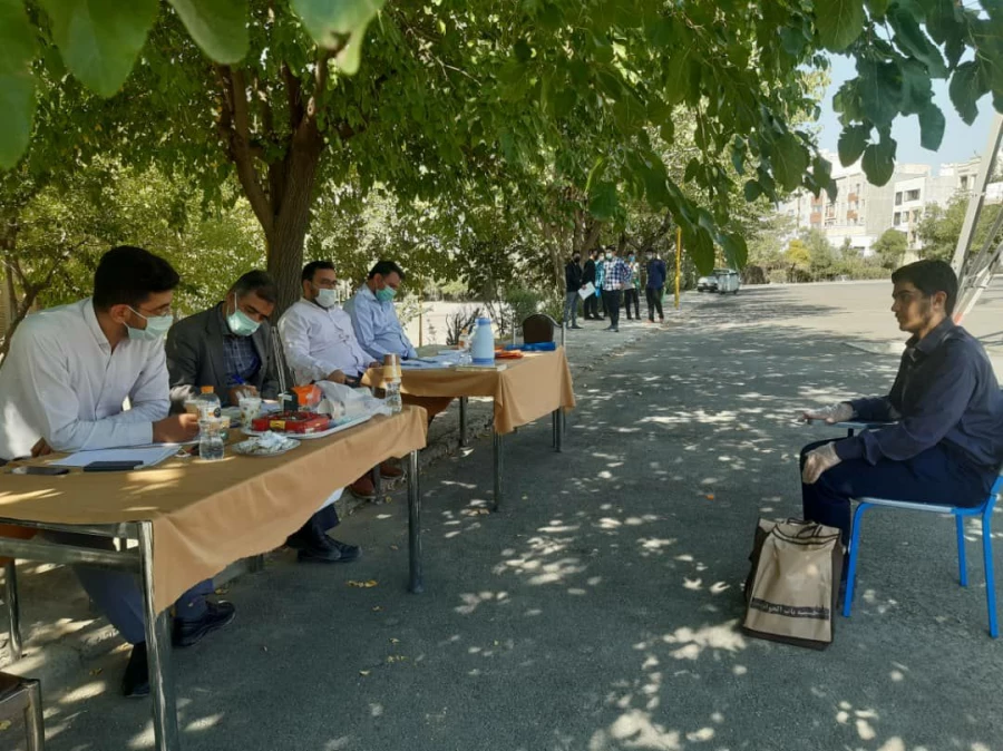 پنجمین روز مصاحبه از داوطلبان شغل معلمی در پردیس شهید چمران 9