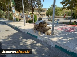 حال و هوای دفاع مقدس در پردیس شهید چمران 8