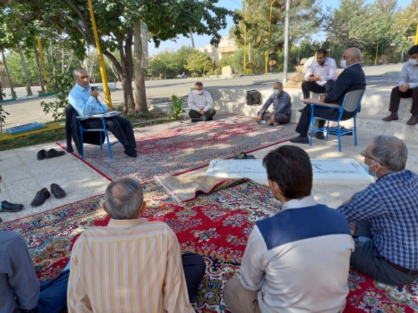 قرائت زیارت عاشورا و گرامیداشت هفته دفاع مقدس 3