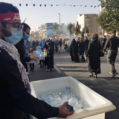 موکب پردیس شهید چمران در مسیر پیاده روی اربعین حسینی شهر ری 5