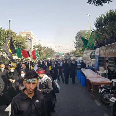 موکب پردیس شهید چمران در مسیر پیاده روی اربعین حسینی شهر ری 9