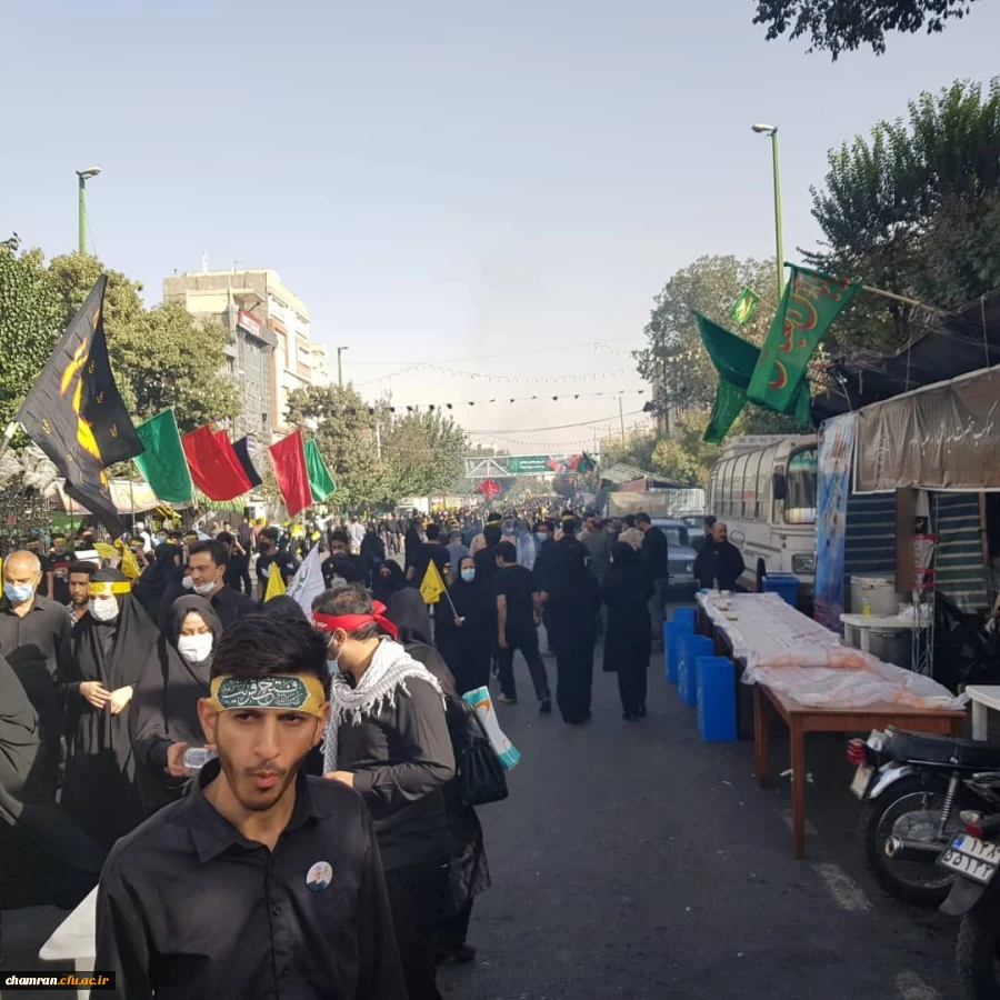 موکب پردیس شهید چمران در مسیر پیاده روی اربعین حسینی شهر ری 9