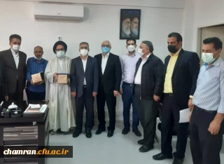 تقدیر از دو همکار بازنشسته پردیس شهید چمران
