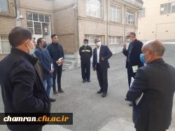 حضور و بازدید میدانی پروفسور محمدی و هیئت همراه از پردیس شهید چمران 2
