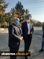 حضور و بازدید میدانی پروفسور محمدی و هیئت همراه از پردیس شهید چمران 4
