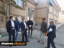 حضور و بازدید میدانی پروفسور محمدی و هیئت همراه از پردیس شهید چمران 5