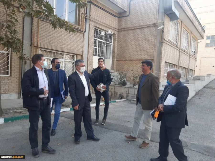 حضور و بازدید میدانی پروفسور محمدی و هیئت همراه از پردیس شهید چمران 5