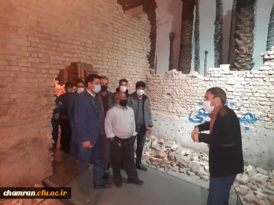 بازدید همکاران و دانشجویان از باغ موزه دفاع مقدس