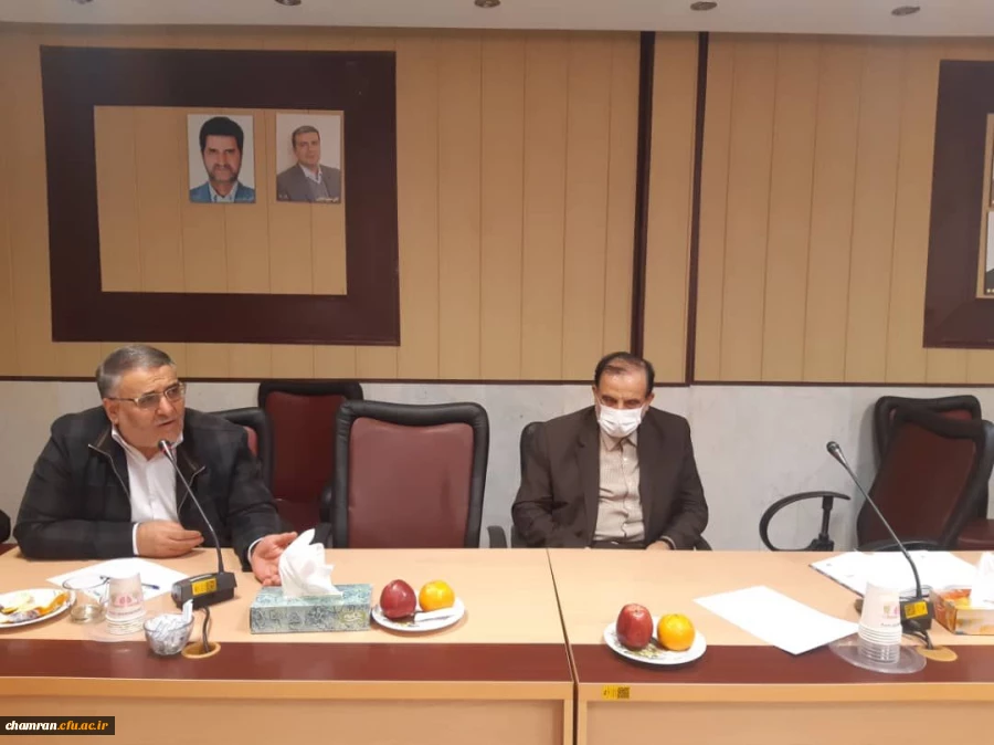 اولین جلسه هم اندیشی استادان پردیس شهید چمران تهران در سال ۱۴۰۰ 3