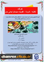 کارگاه تغذیه، کرونا و تقویت سیستم ایمنی 2