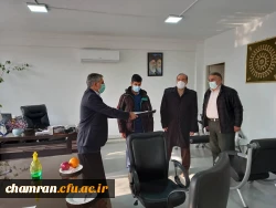 تقدیر از دانشجوی فعال در حوزه فرهنگی-اجتماعی 3