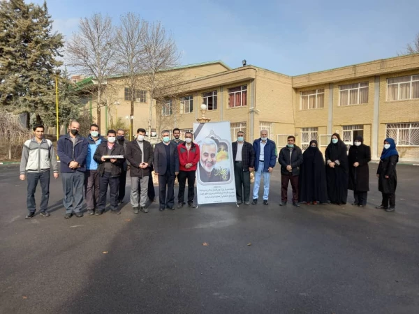 مراسم پیاده روی به مناسبت سالروز شهادت سردار پرافتخار اسلام شهید حاج قاسم سلیمانی 3