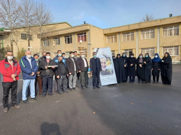 مراسم پیاده روی به مناسبت سالروز شهادت سردار پرافتخار اسلام شهید حاج قاسم سلیمانی 4