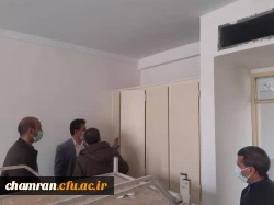 ادامه انجام پروژه های عمرانی در پردیس شهید چمران 2