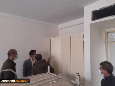 ادامه انجام پروژه های عمرانی در پردیس شهید چمران