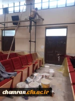 ادامه انجام پروژه های عمرانی در پردیس شهید چمران 3