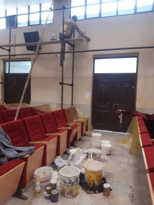 ادامه انجام پروژه های عمرانی در پردیس شهید چمران 3