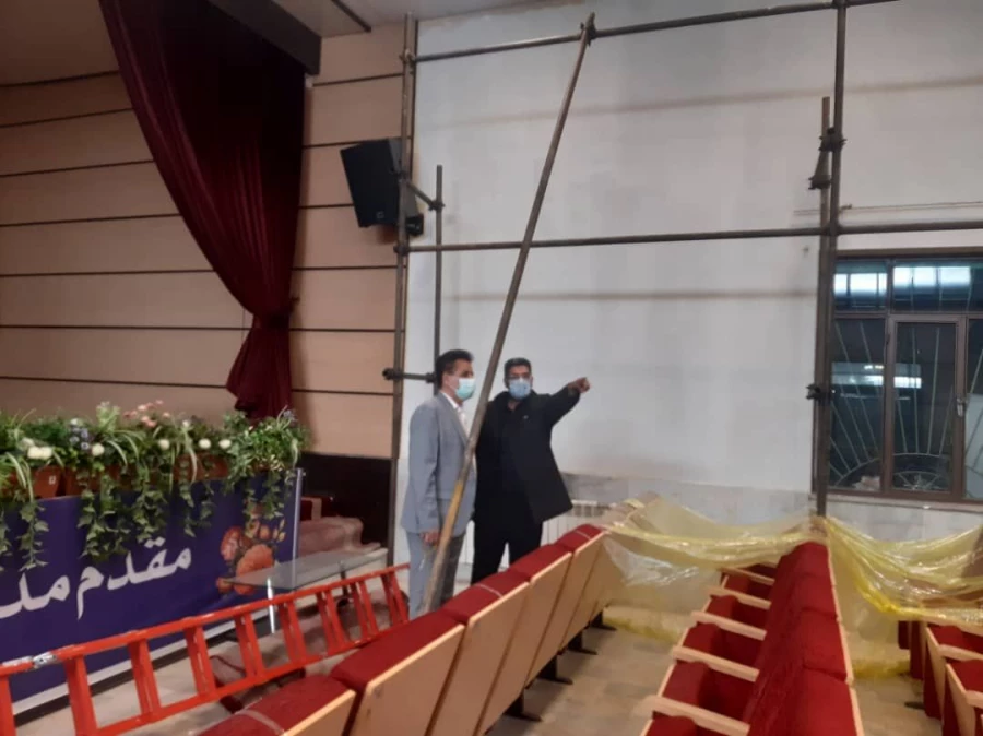 ادامه انجام پروژه های عمرانی در پردیس شهید چمران 4