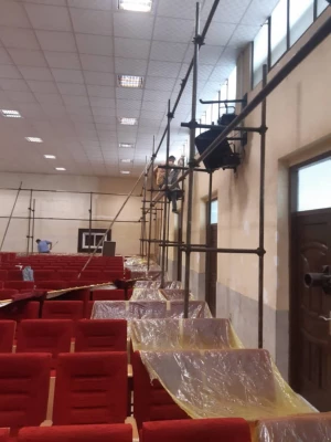 ادامه انجام پروژه های عمرانی در پردیس شهید چمران 5