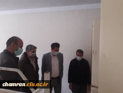 ادامه انجام پروژه های عمرانی در پردیس شهید چمران 6