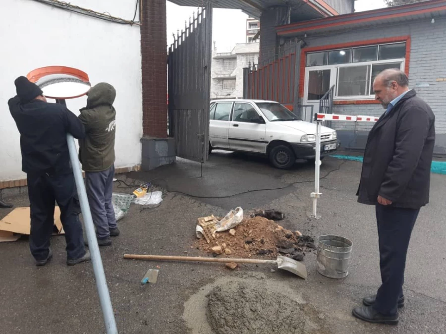 ادامه انجام پروژه های عمرانی در پردیس شهید چمران 8