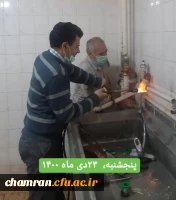 ادامه انجام پروژه های عمرانی در پردیس شهید چمران 10