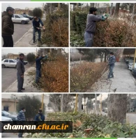 ادامه انجام پروژه های عمرانی در پردیس شهید چمران 11