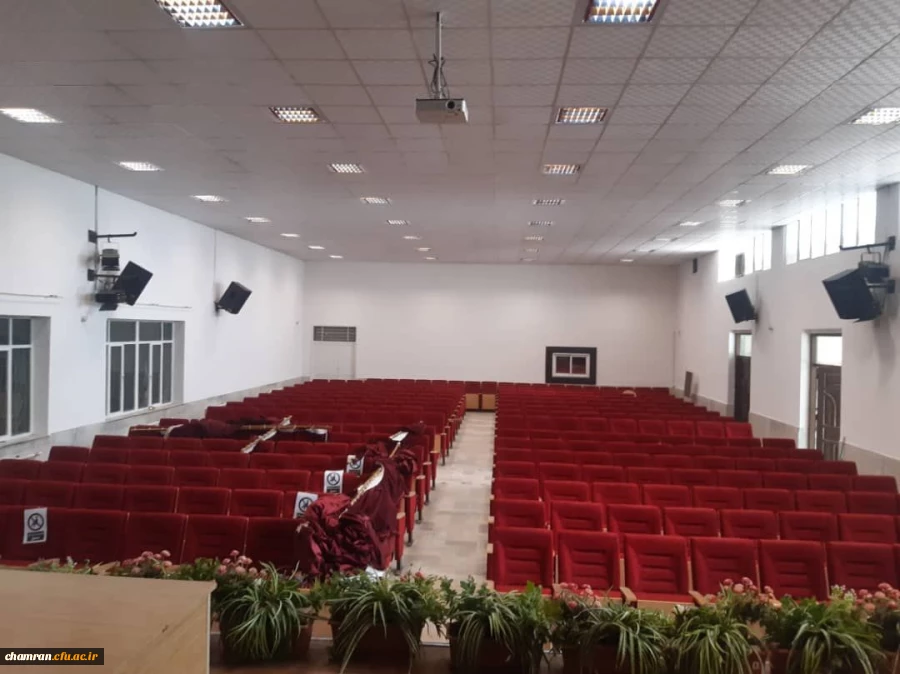 انجام پروژه بهسازی سالن همایش بررسی شهید چمران 2