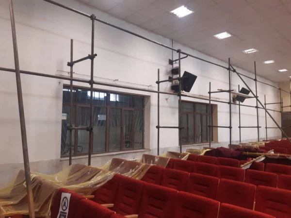 انجام پروژه بهسازی سالن همایش بررسی شهید چمران 4