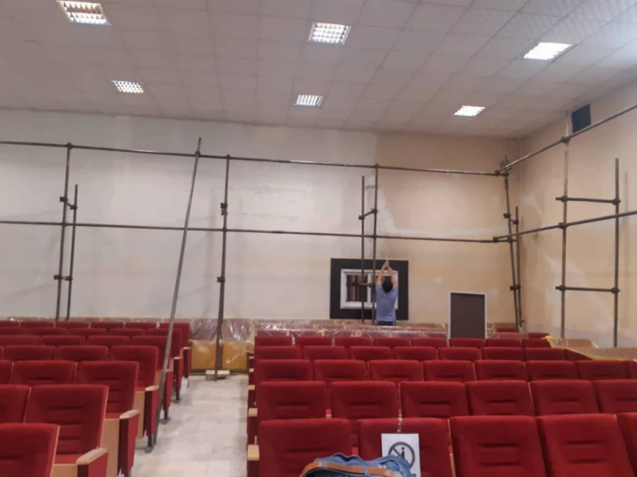 انجام پروژه بهسازی سالن همایش بررسی شهید چمران 5