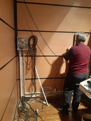 انجام پروژه بهسازی سالن همایش پردیس شهید چمران 2