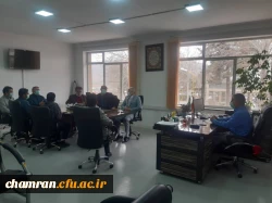 نشست هماهنگی به منظور برگزاری سالگرد تدفین شهید گمنام در پردیس شهید چمران 2