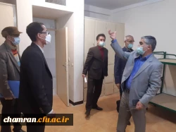 بازدید مسئولان دانشگاه فرهنگیان از پروژه های عمرانی پردیس شهید چمران 2