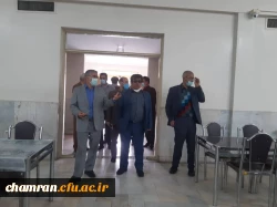 بازدید مسئولان دانشگاه فرهنگیان از پروژه های عمرانی پردیس شهید چمران 4