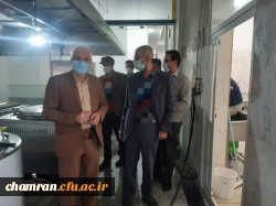 بازدید مسئولان دانشگاه فرهنگیان از پروژه های عمرانی پردیس شهید چمران 5