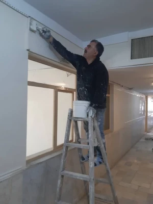 انجام پروژه بهسازی کمدها و درها و رنگ آمیزی سراهای دانشجویی 9