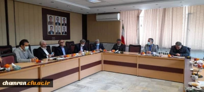 پنجمین جلسه هماهنگی و برنامه ریزی برای برگزاری سالگرد تدفین شهید گمنام در پردیس شهید چمران