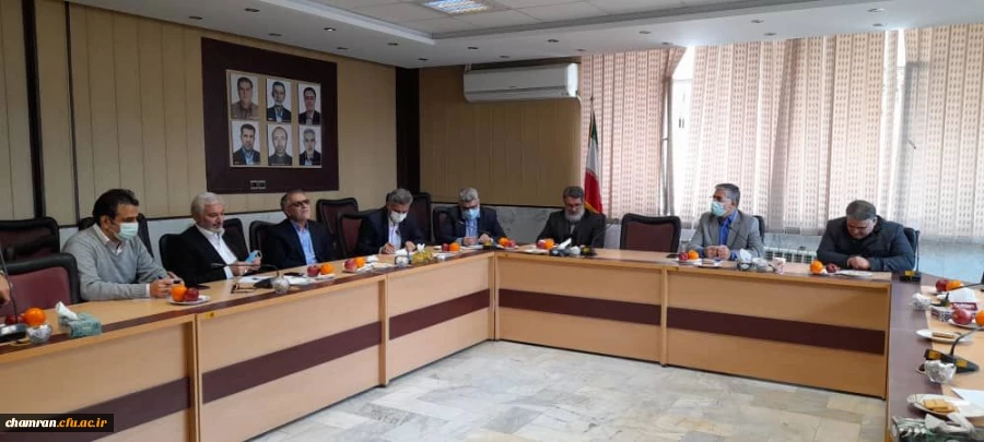 پنجمین جلسه هماهنگی و برنامه ریزی برای برگزاری سالگرد تدفین شهید گمنام در پردیس شهید چمران 5