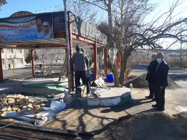 گزارش تصویری از آماده سازی یادمان مقبره شهید گمنام در پردیس شهید چمران 3