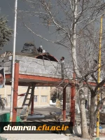 گزارش تصویری از آماده سازی یادمان مقبره شهید گمنام در پردیس شهید چمران 4